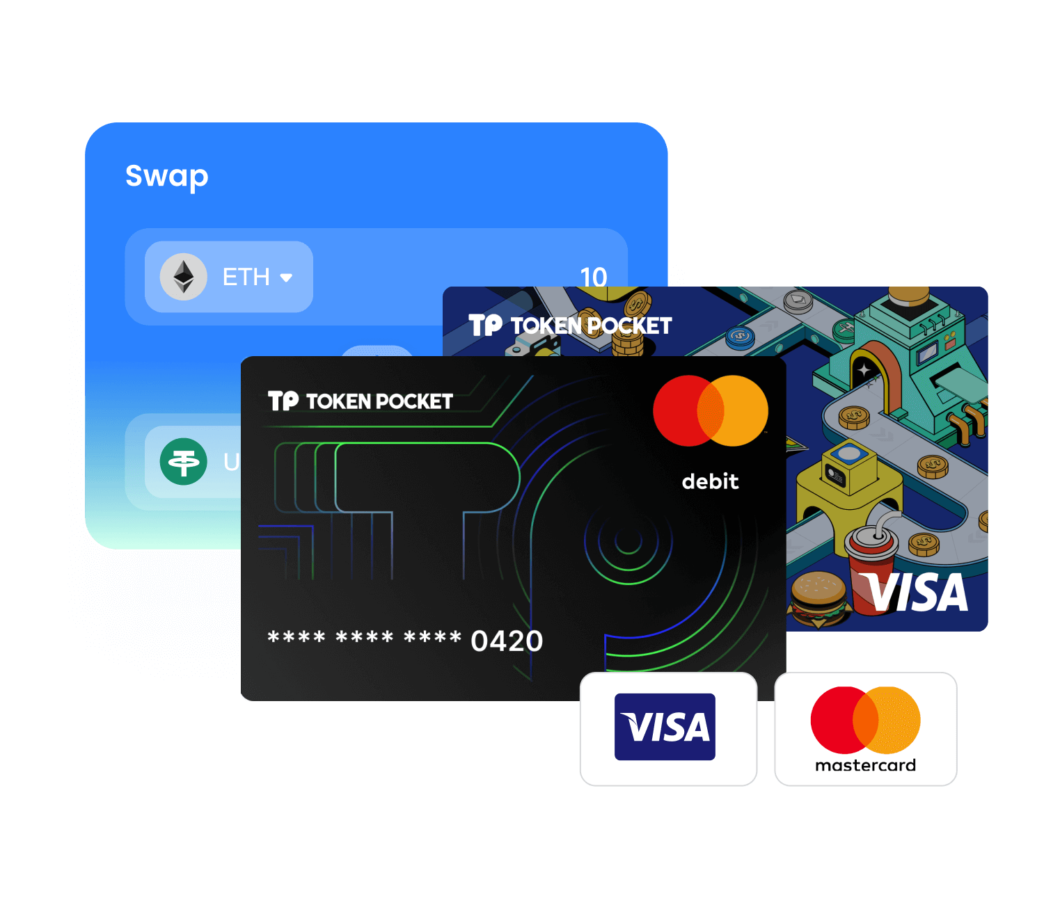 TokenPocket 閃兌服務畫面